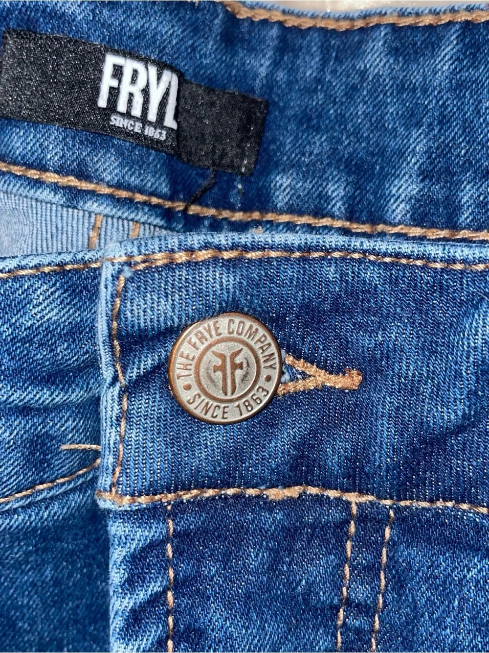 Frye Women's Straight-Leg‎ Jeans in Deep Blue